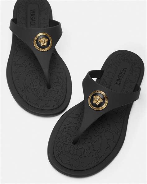 versace rubber sandals